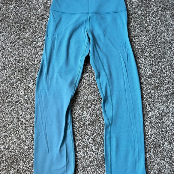 Lululemon Align Crop *21" Aquatic Green - Picture 1 of 3